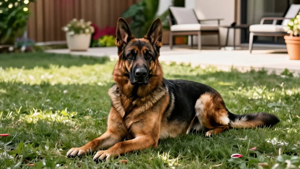 german shepherds guard trained