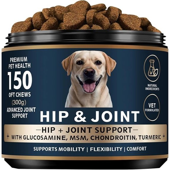 Glucosamine Dog Joint Supplement with MSM Turmeric