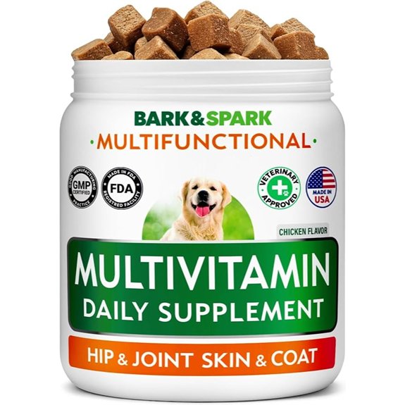 BARK&SPARK Dog Multivitamin Chews with Glucosamine
