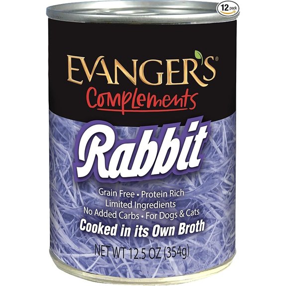 Evangers Rabbit Complements Grain & Gluten Free Wet Food