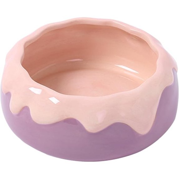 Guinea Pig Ceramic Feeding Bowl for Small Animals