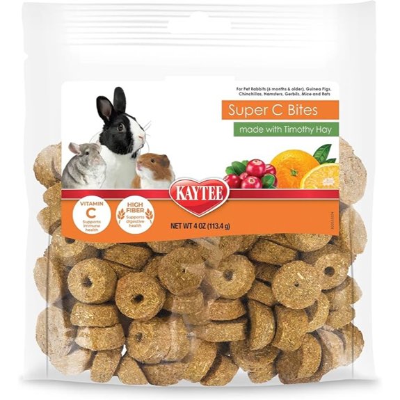 Kaytee Super C Bites Guinea Pig Treats Cranberry 4 Oz