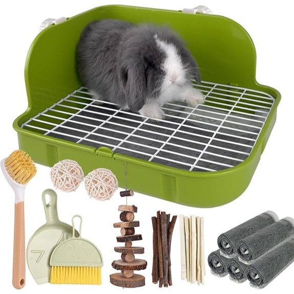 Rabbit Litter Box for Guinea Pig Ferret Hamster