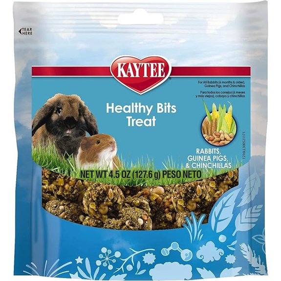 Kaytee Healthy Bits Treat for Rabbit Guinea Pig 4.5 Oz
