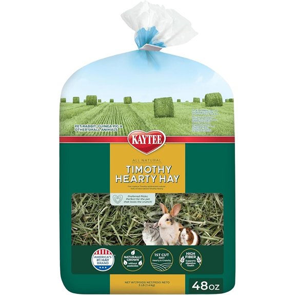 Kaytee Timothy Hearty Hay for Guinea Pigs & Rabbits 48 Oz