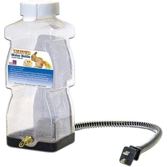 Farm Innovators Heated Water Bottle for Rabbits 20-Watt 32oz Capacity
