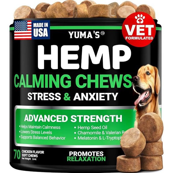 Advanced Calming Chews for Dogs - Hemp Dog Calming Chews Anxiety Relief