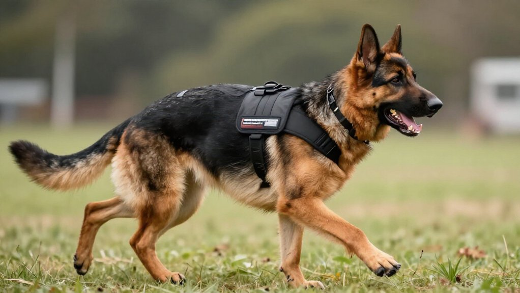 high energy working german shepherd