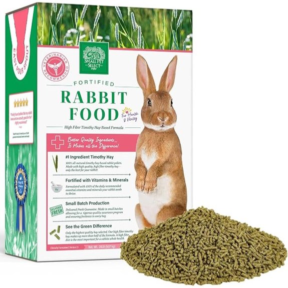 Small Pet Select Rabbit Food Pellets High Fiber Timothy 20 lb