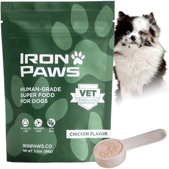 Human-Grade Superfood Greens Powder for Dogs' Dental & Joint Health
