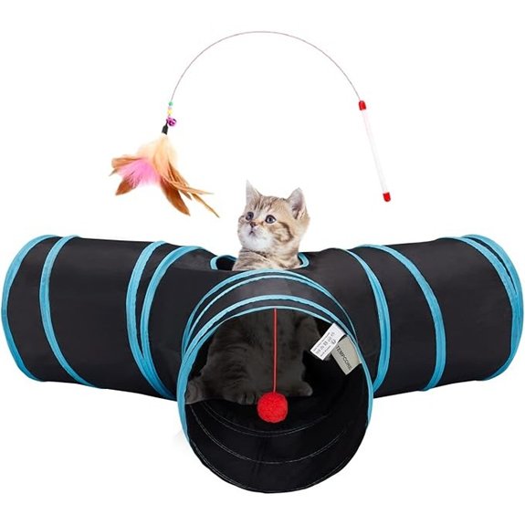 Tempcore Pet Tunnel Tube Cat Toys Cat Tunnels for Indoor Cats