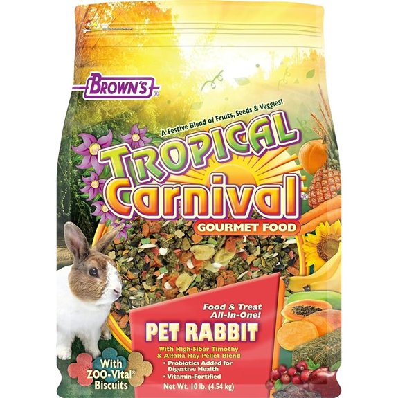F.M. Brown's Tropical Carnival Gourmet Rabbit Food 10 lb