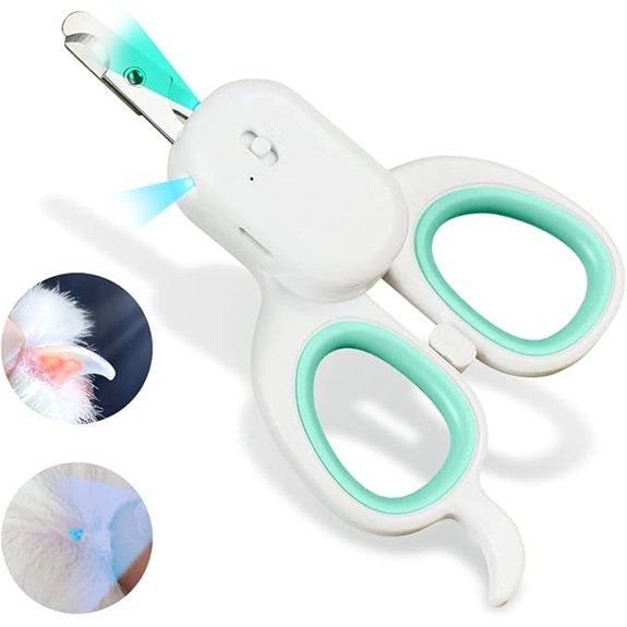 Cat Nail Clipper with LED Light Safe & Precise for Cats & Kittens