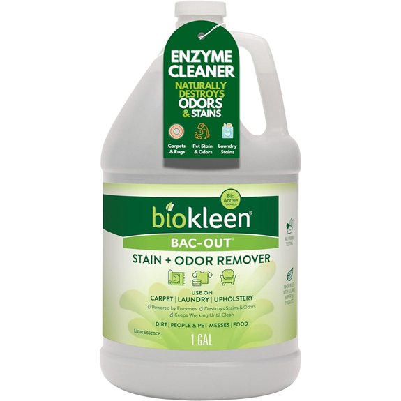 Biokleen Bac Out Enzyme Cleaner Stain & Pet Odor Eliminator Lime Scent