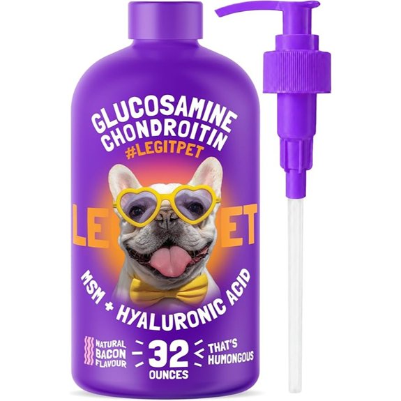 Liquid Glucosamine Joint Supplement for Dogs with Chondroitin MSM