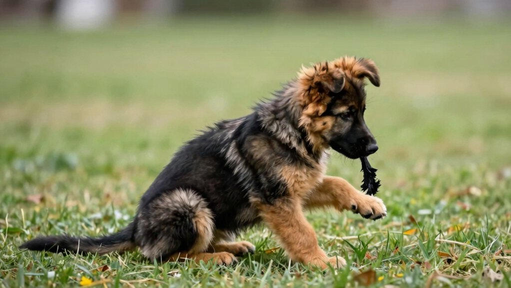 long haired german shepherd grooming