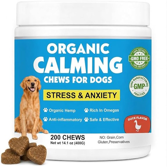 Calming Dog Chews with Melatonin Duck Flavor 200 Count
