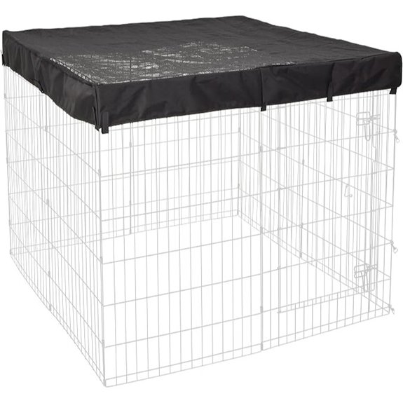 MidWest Homes for Pets Square Exercise Pen Fabric Mesh Top