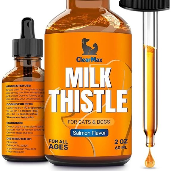 Milk Thistle for Dogs Cats Liver Kidney Support