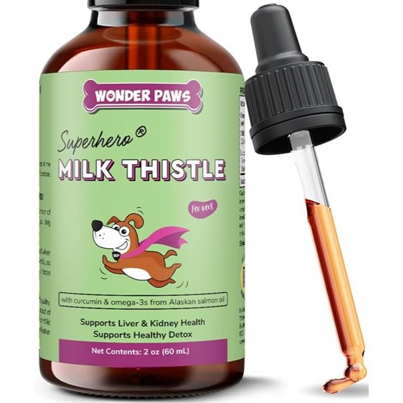 Milk Thistle Dog Liver Kidney Support with Salmon