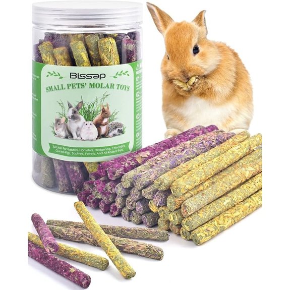 Bissap 36PCS Mixed Natural Flower Chew Toys Treats for Small Animals