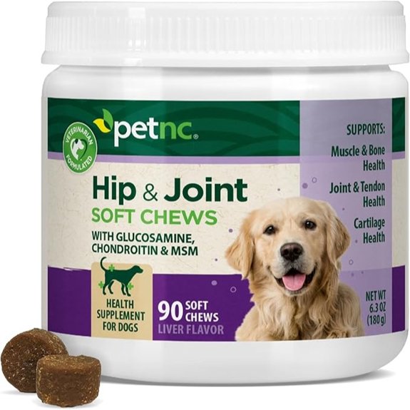 PetNC Natural Care Hip and Joint Soft Chews for Dogs 90 Count - 27591