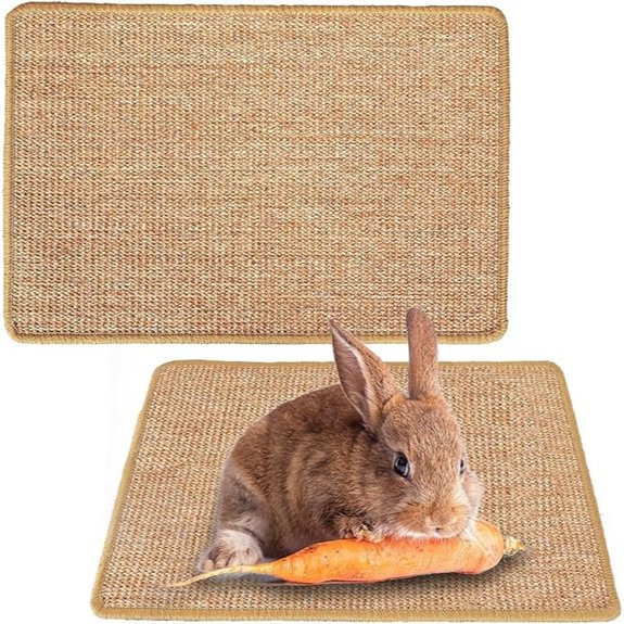 Rabbit Natural Sisal Scratching Pad for Bedding