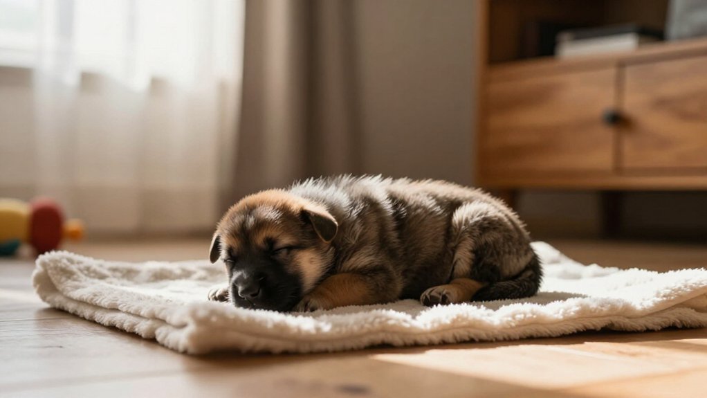 newborn german shepherd growth care
