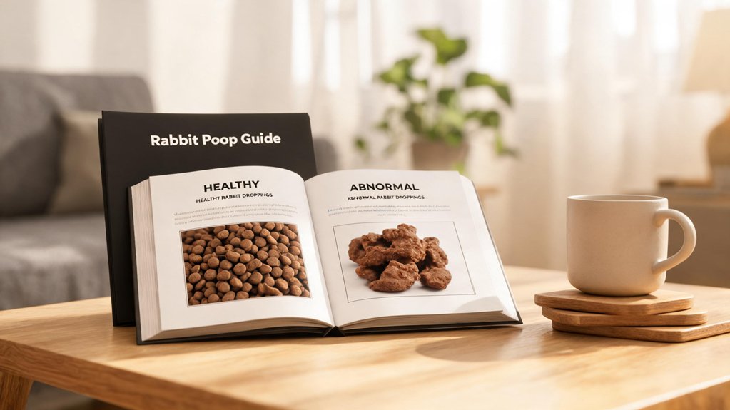normal and abnormal rabbit droppings