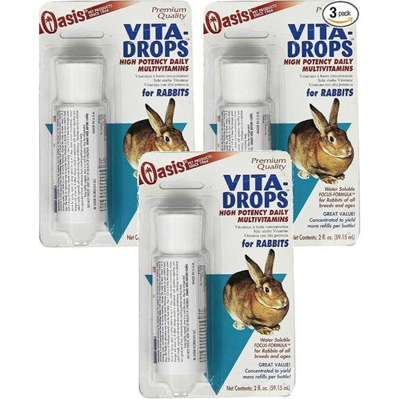 (3 Pack) Oasis Rabbit Vita Drops 2-Ounce