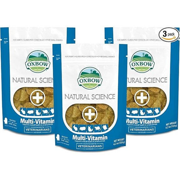 Oxbow Natural Science Omega 3 & 6 Supplement for Small Pets 4.2 oz 3 Pack