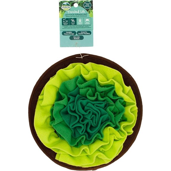 Oxbow Lettuce Forage Mat for Rabbits & Guinea Pigs Enriching Food Puzzle