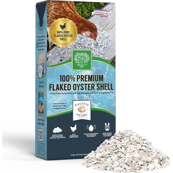 Small Pet Select Flaked Oyster Shell Calcium Supplement 5 lb