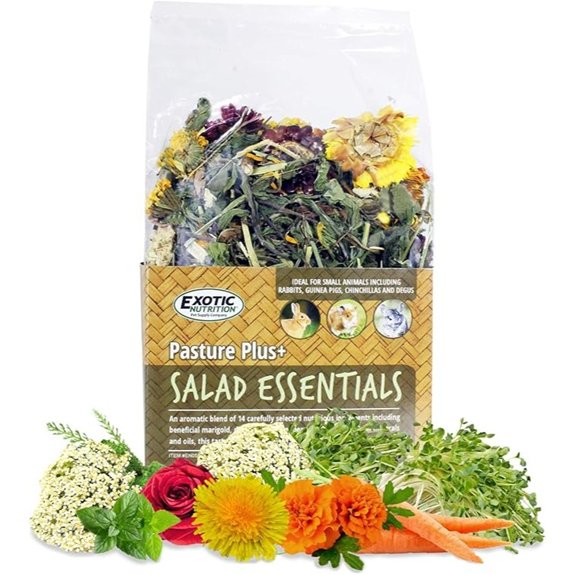 Exotic Nutrition Pasture Plus+ Salad Essentials for Small Pets