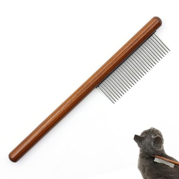 Pet Cat Dog Shedding Comb for All Fur Types