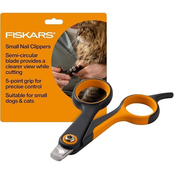 Fiskars Pet Small Nail Clippers Cat and Dog Trimmers for Grooming 4.25