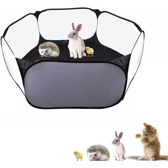 Small Animals Playpen Portable Pet Tent for Rabbits and Puppies