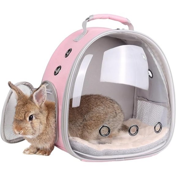 Portable Small Animal Backpack for Guinea Pig and Rabbits