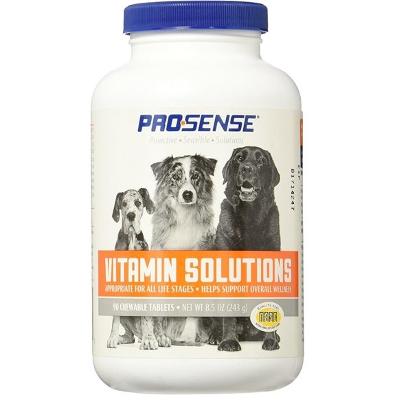 Pro-Sense Vitamin Solutions Dog Multivitamin Chewable Tablets 90 Count