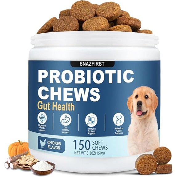 Probiotics for Dogs Dog Probiotics Chews for Digestive Health &Gut Health