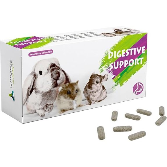 Rabbit Digestive Treats with Probiotics for Rabbits & Guinea Pigs (36 Capsules)