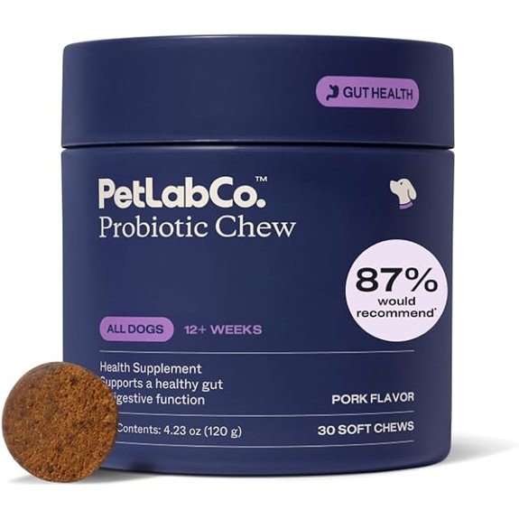 PetLab Co. Probiotic Chews for Dogs 30 Soft Chews Pork