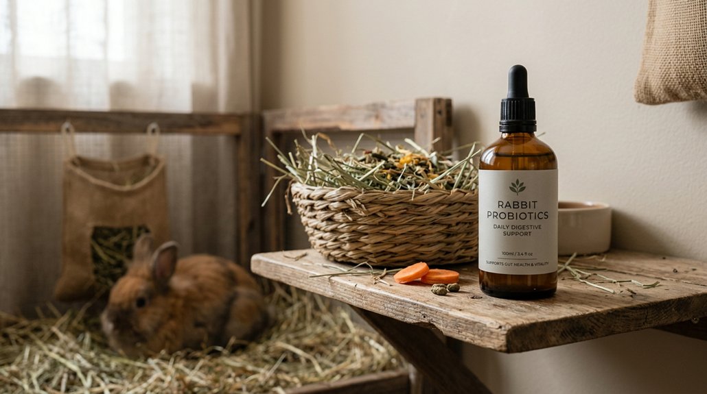 probiotics for happy rabbit tummies