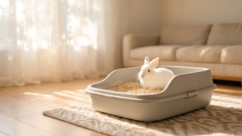 properly sized rabbit litter box
