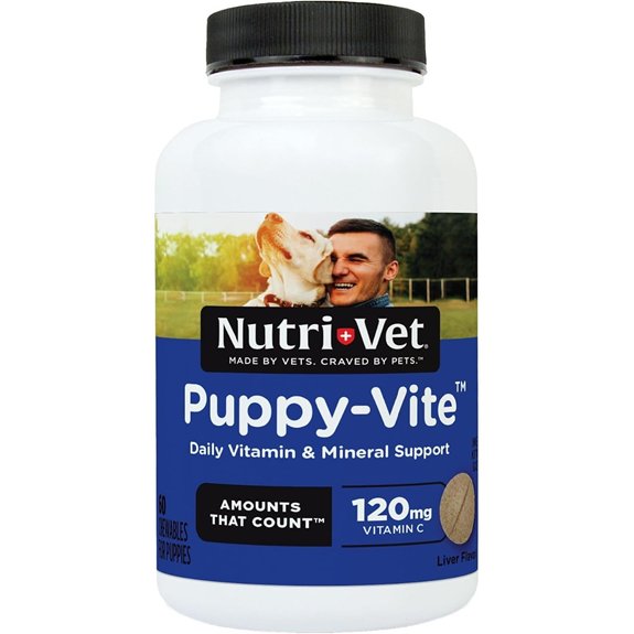 Nutri-Vet Puppy Multivitamin Daily Dog Vitamin Puppy Health 60 Chewables