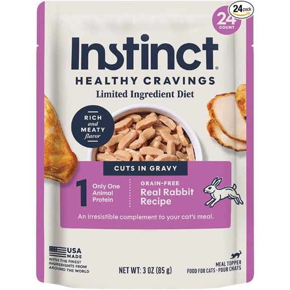Instinct Limited Ingredient Diet Wet Cat Toppers Rabbit 3 oz (24 Count)