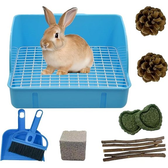 12Pcs Rabbit Litter Box for Cage and Small Animals