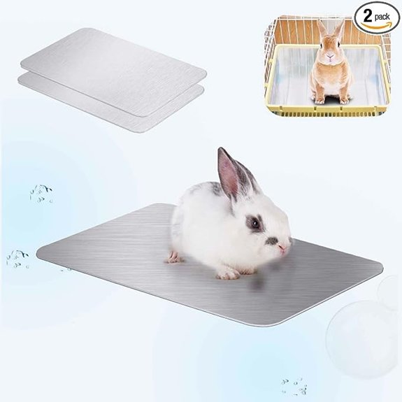 Rabbit Cooling Pad for Hamsters and Small Pets (2PCS)