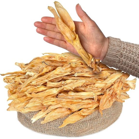 Rabbit Ears Dog Treats for All Sizes