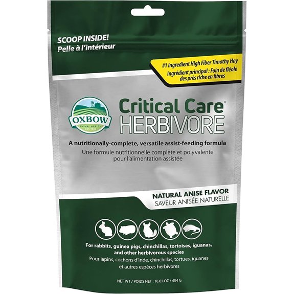 Oxbow Critical Care Herbivore Rabbit & Guinea Pig Recovery Anise 454 g